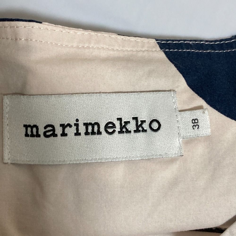 美品 marimekko マリメッコ ウニッコ フレアワンピース サイズ38  