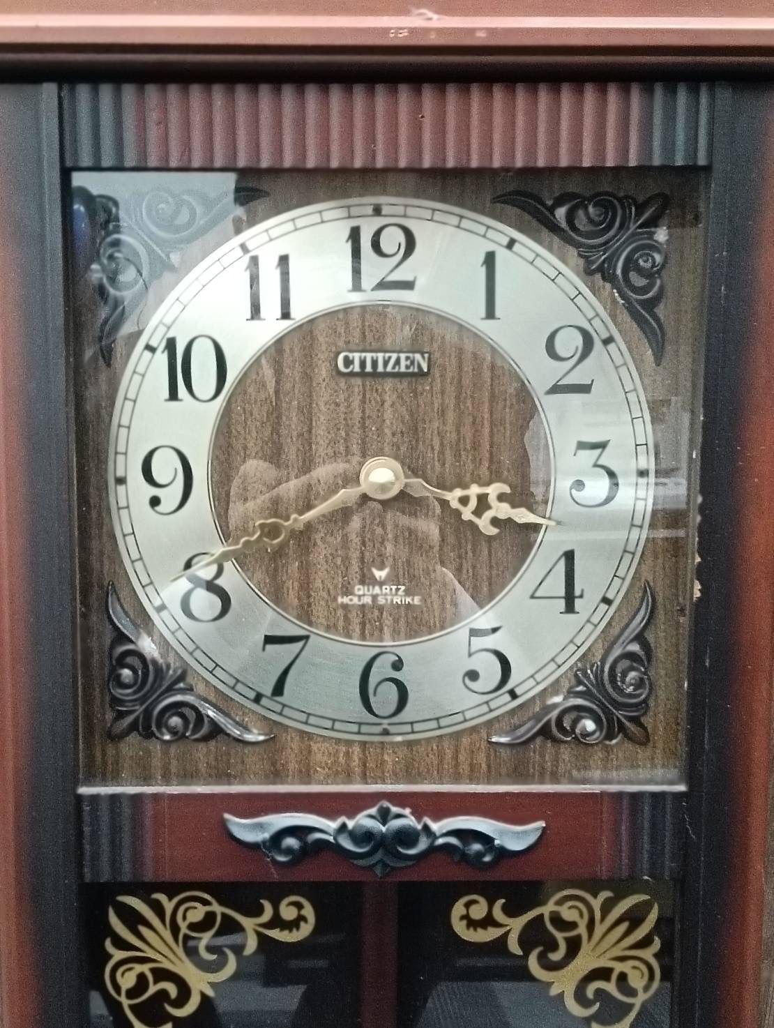 中古品】 CITIZENシチズン 壁掛け時計 振り子時計 時報時計 クオーツ