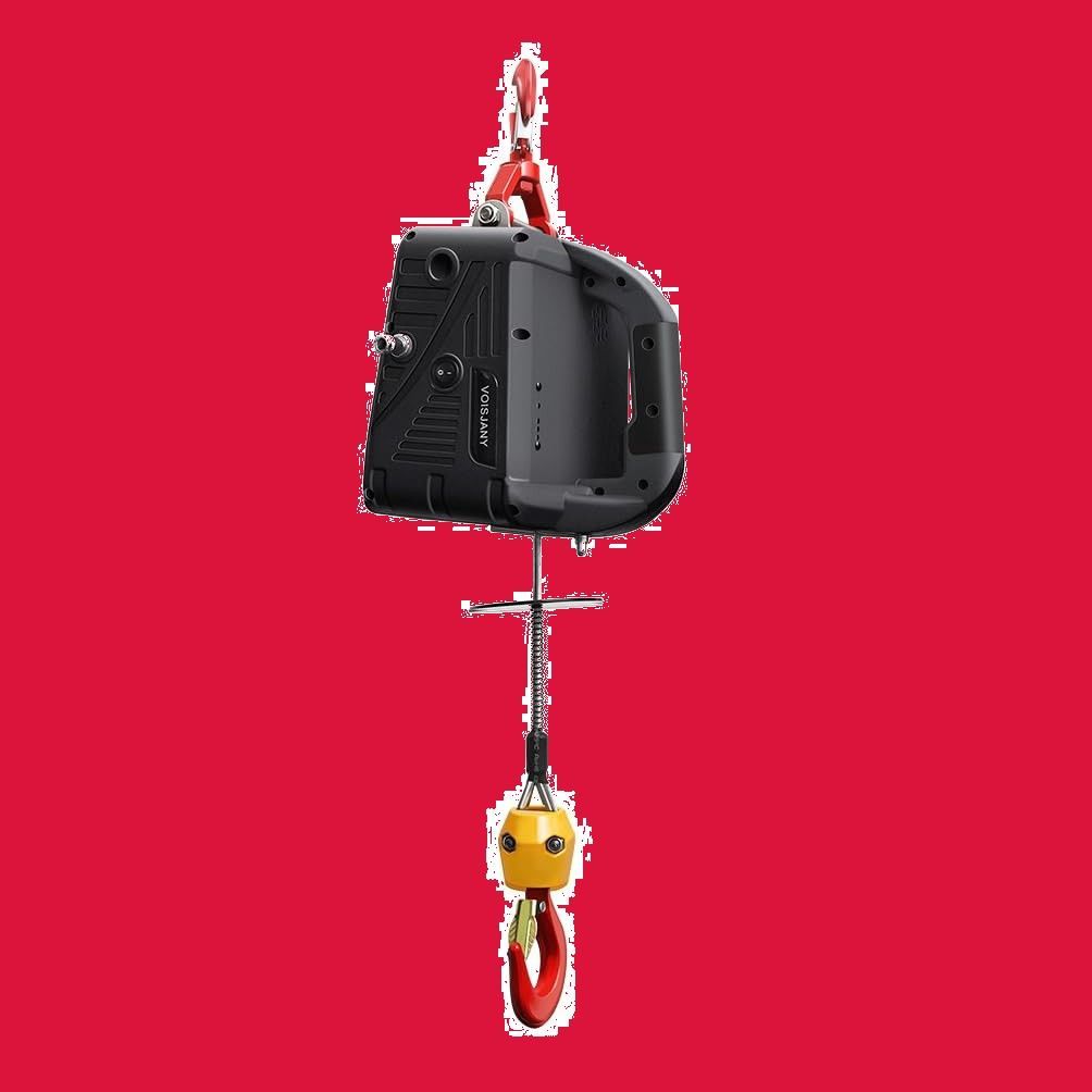 小型クレーン 携帯型で 超強荷重は500 kgに達する 110 V 電動ホイスト 巻き上げ機 家庭用 業務用 ウインチ エアコンの設置 けん引 装飾工事 荷役 1500 W 電動ウインチ 無線リモコン 有線制御 手動 リフト高さ7 6 m 2