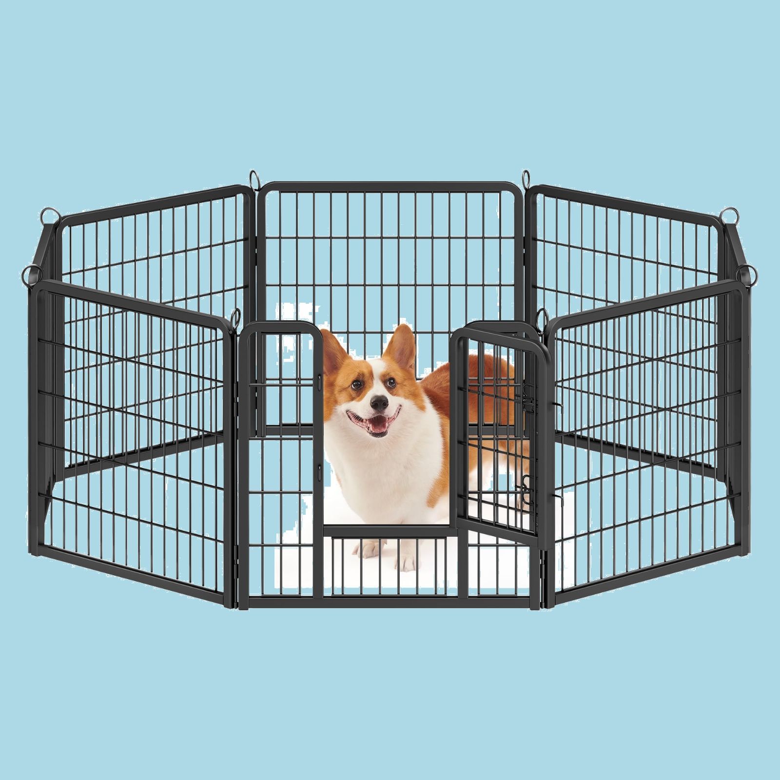 小型犬 犬 用 サークル 室内外兼用 犬ゲージ 折り畳み式 犬用サークル 組立