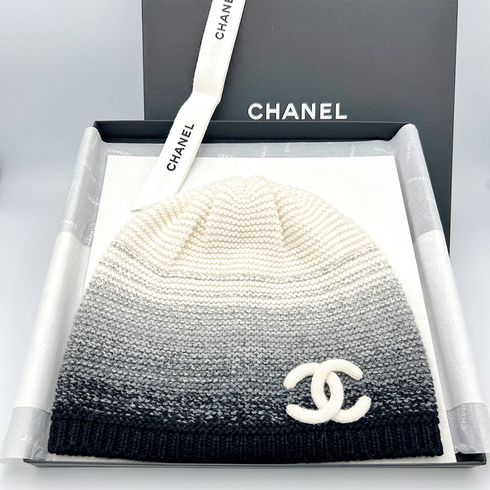 新品・未使用】CHANEL シャネル ニット帽 ニットキャップ AAB435
