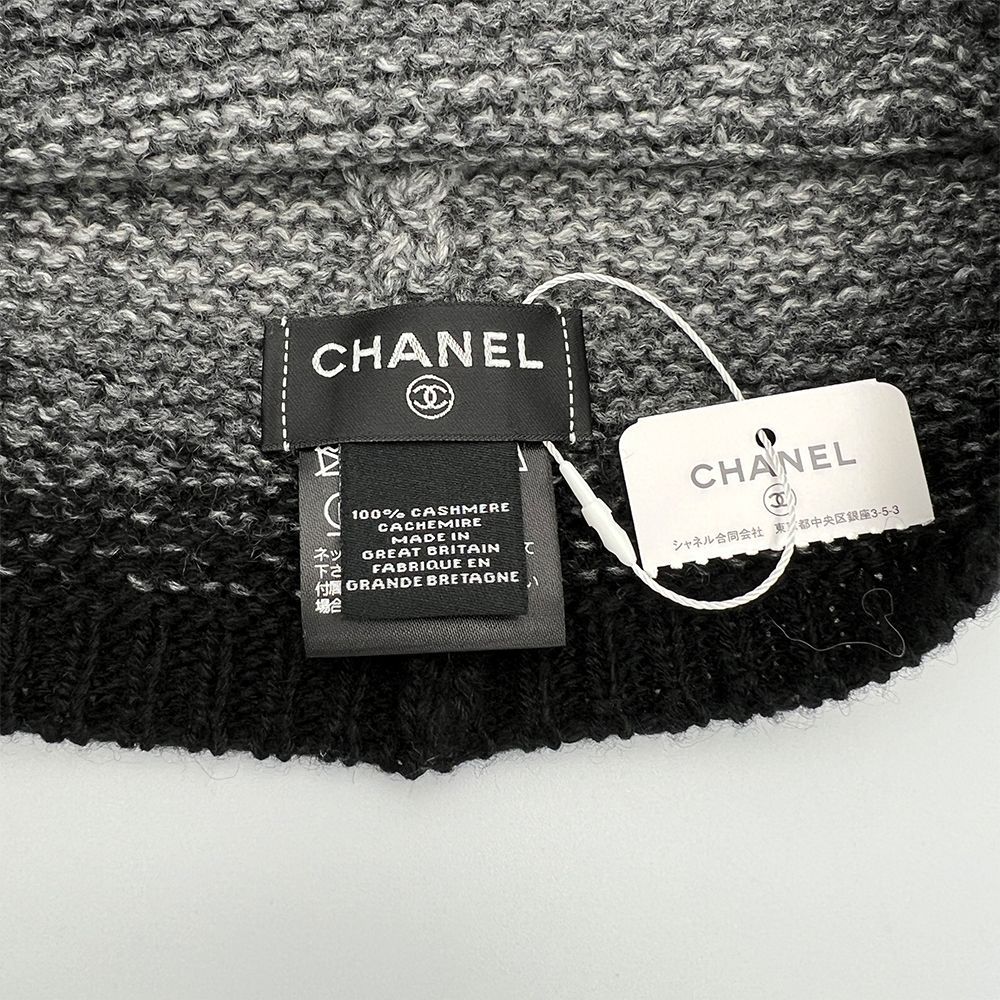新品・未使用】CHANEL シャネル ニット帽 ニットキャップ AAB435