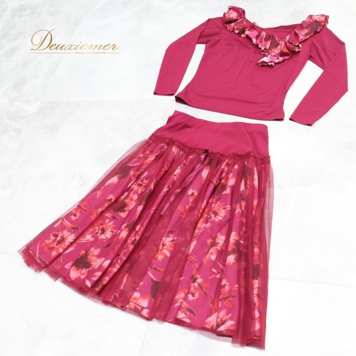 社交ダンス 衣装 チャコット Chacott トップス スカート ツーピース