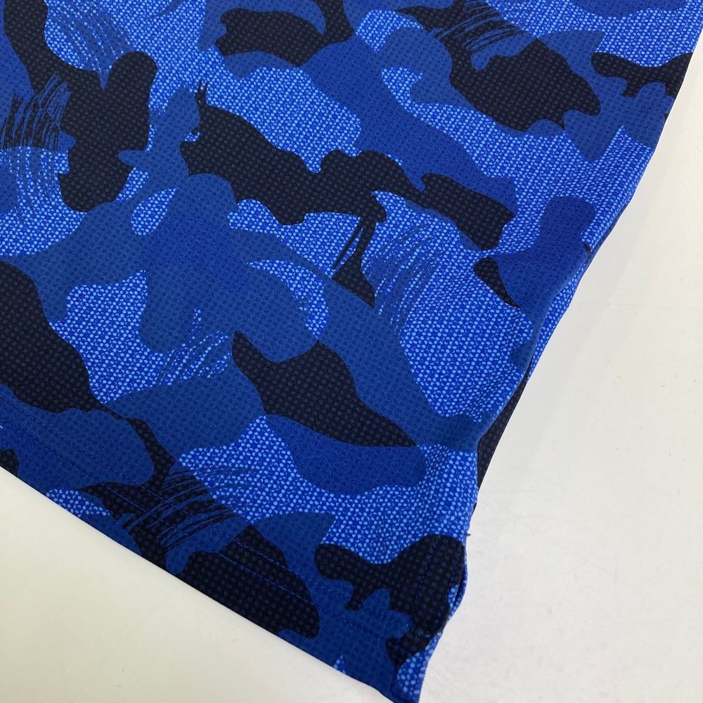 【新品・タグ付き】BRIEFING モックネック カモフラ ネイビー Lサイズ サイズ：M BRIEFING GOLF ブリーフィング 2024年モデル モックネック