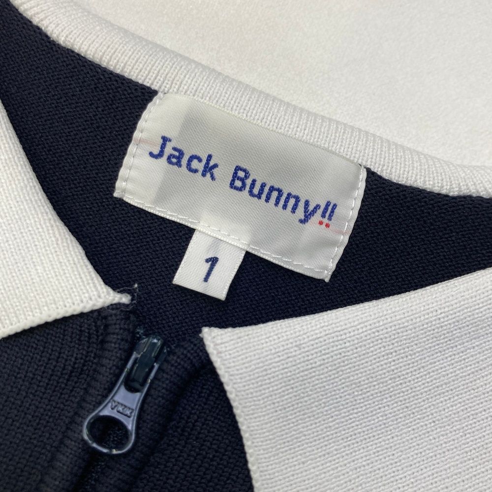 ネイビー L サイズ 5 ジャックバニー ハーフジップシャツ ゴルフウェア