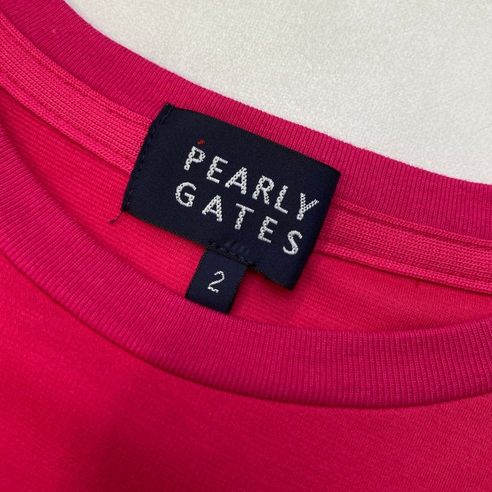 サイズ：2 PEARLY GATES パーリーゲイツ 2023年モデル 半袖Tシャツ