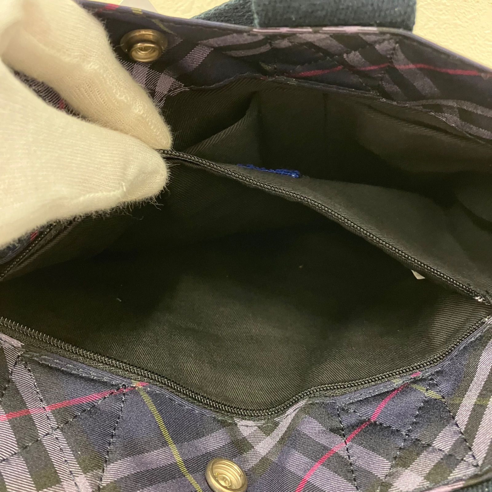 8353 BURBERRY BLUE LABEL バーバリー ブルーレーベル ハンドバッグ 