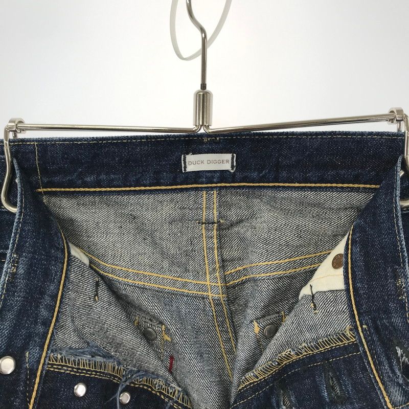 くー 中古品】 WAREHOUSE DUCK DIGGER DENIM PANTS ウェアハウス 【156