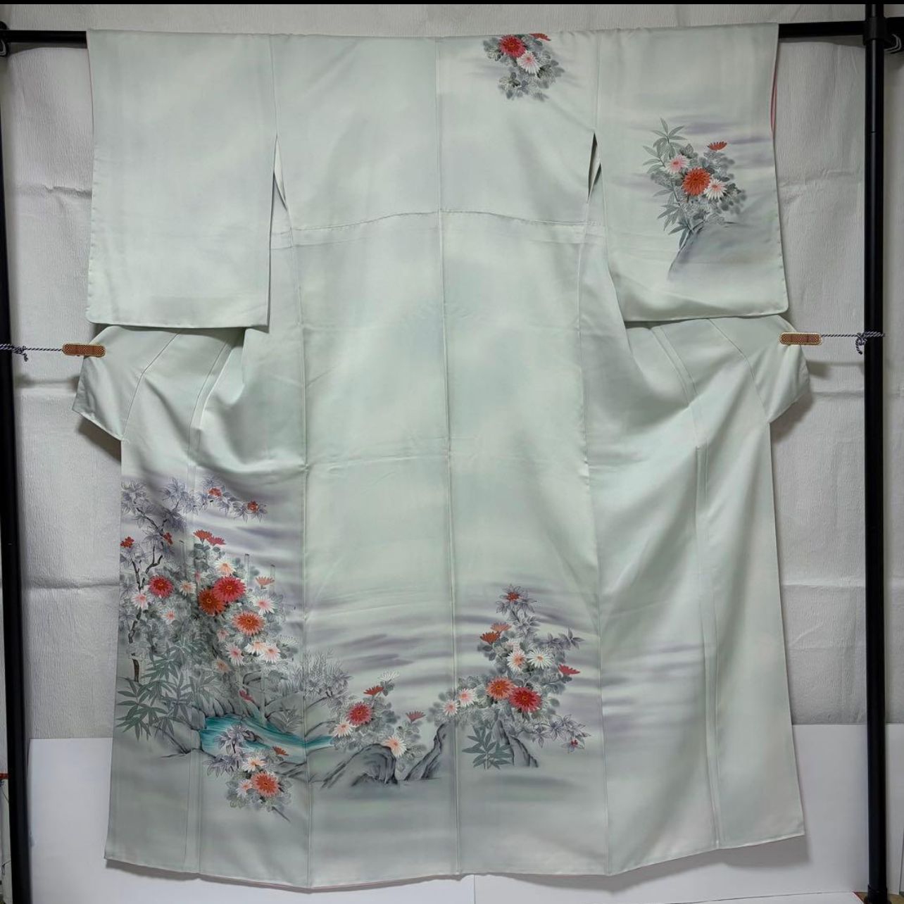 未使用近い 美品 袷 正絹 友禅 訪問着 フルセット - メルカリ