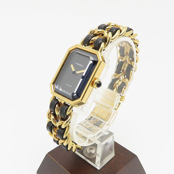 CHANEL プルミエール Lサイズ クォーツ シャネル 16cm 17cm H0001