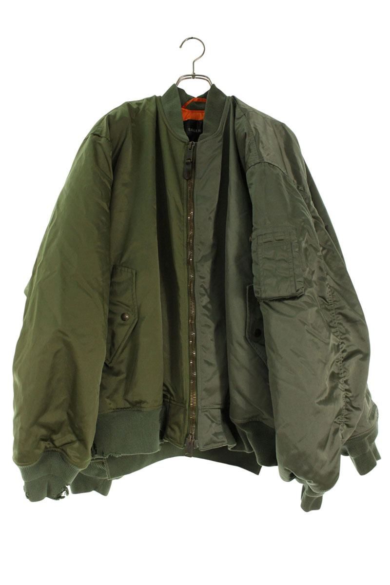 バレンシアガ 790763 TYD31 ダブルスリーブボンバージャケットブルゾン