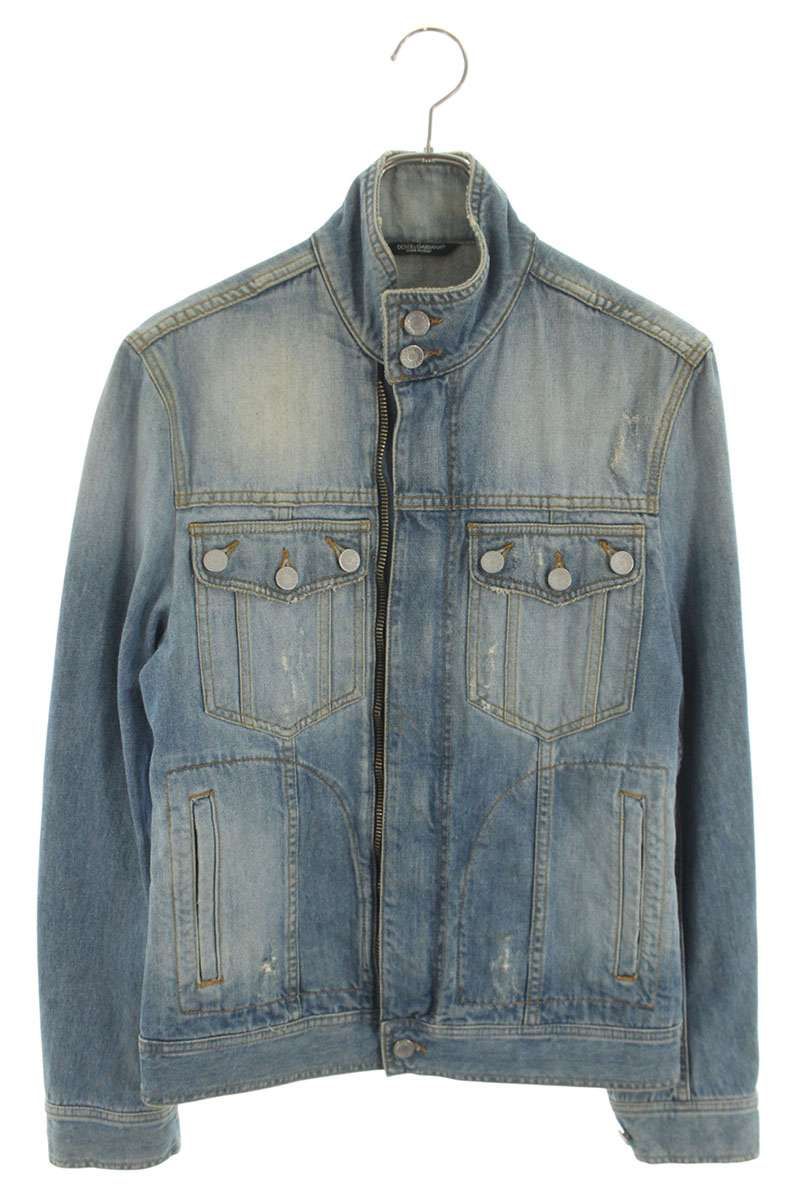 ドルチェアンドガッバーナ G9113D ライダースデニムジャケット メンズ