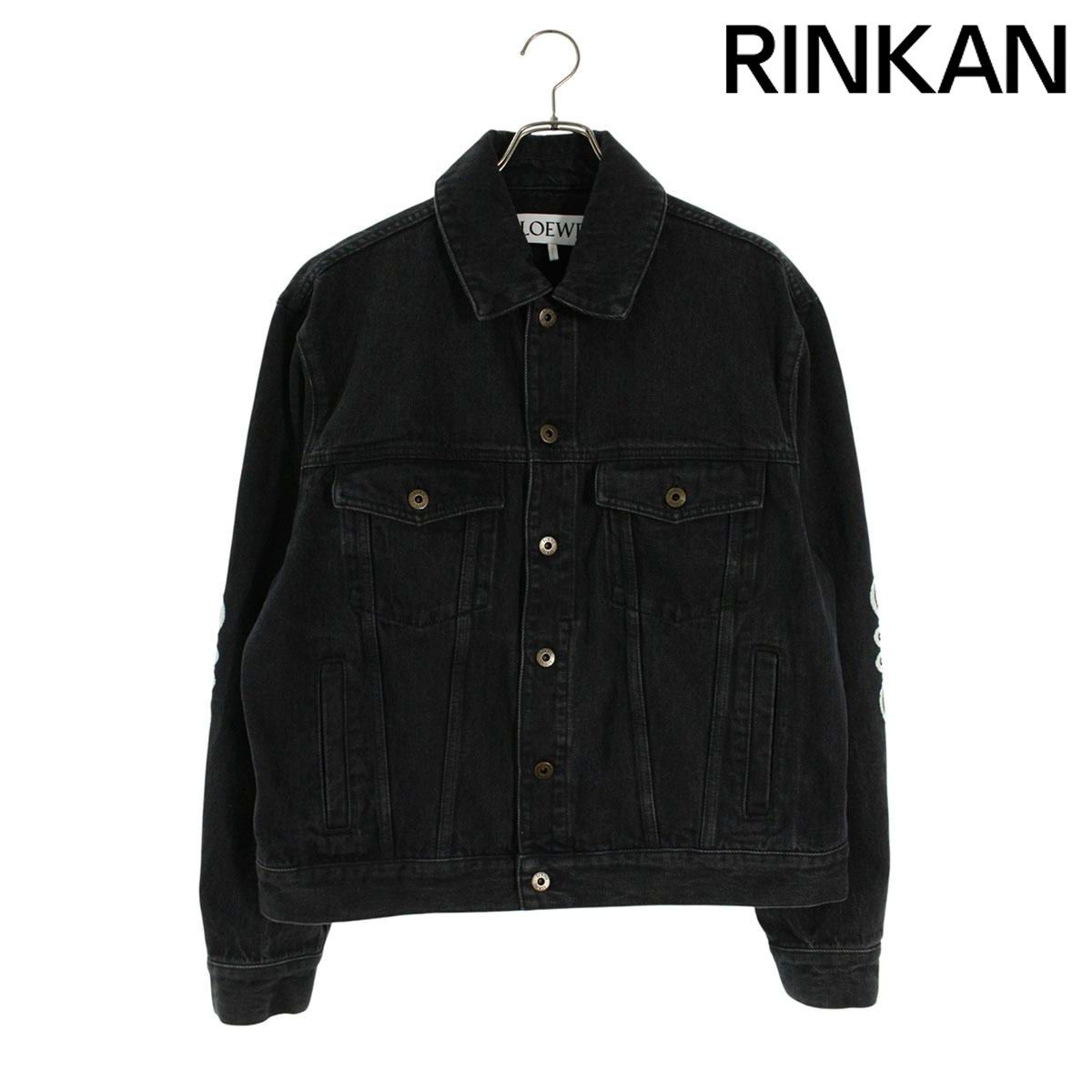 ロエベ H526Y50W18 アナグラム刺繍オーバーサイズデニムジャケット