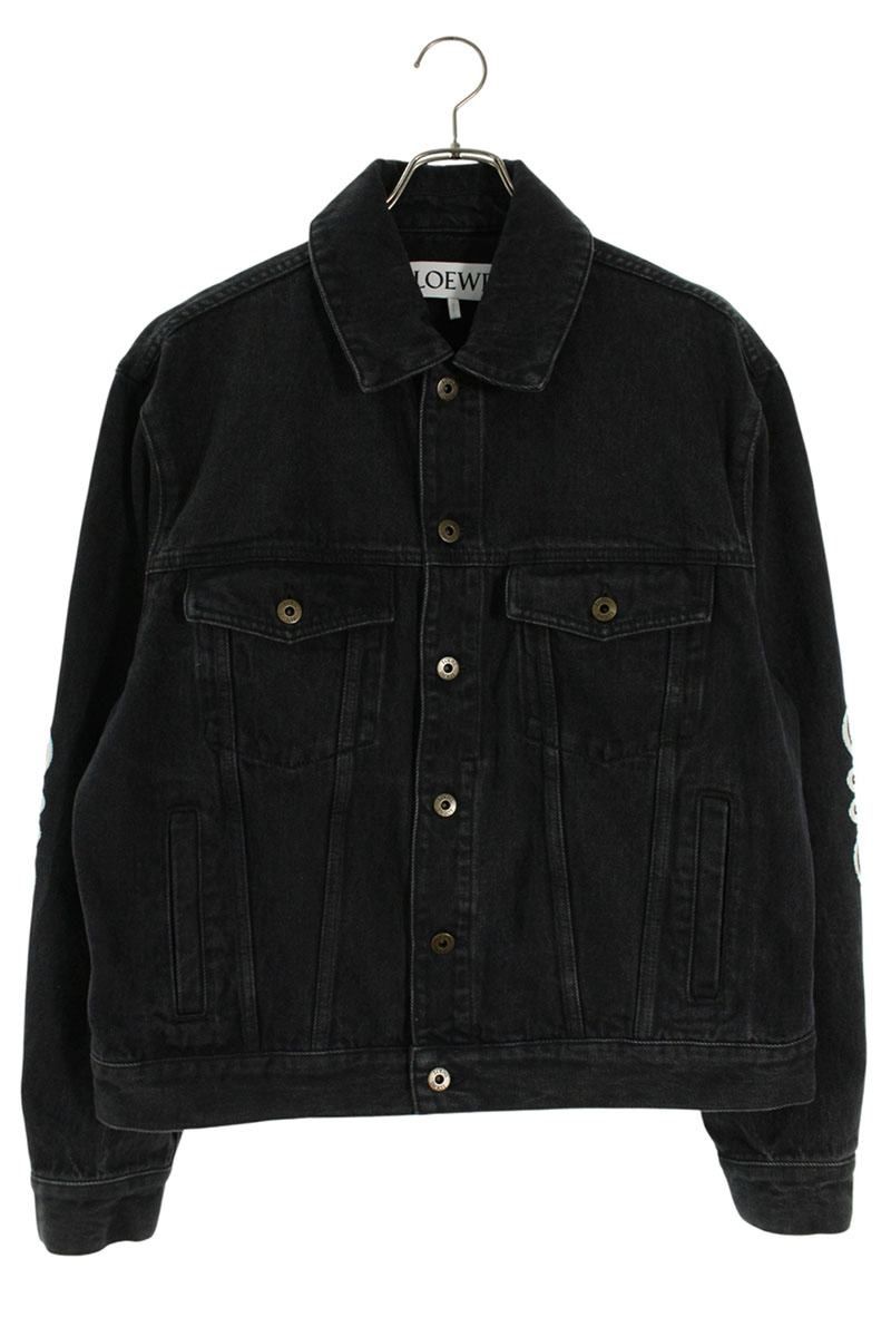 ロエベ H526Y50W18 アナグラム刺繍オーバーサイズデニムジャケット