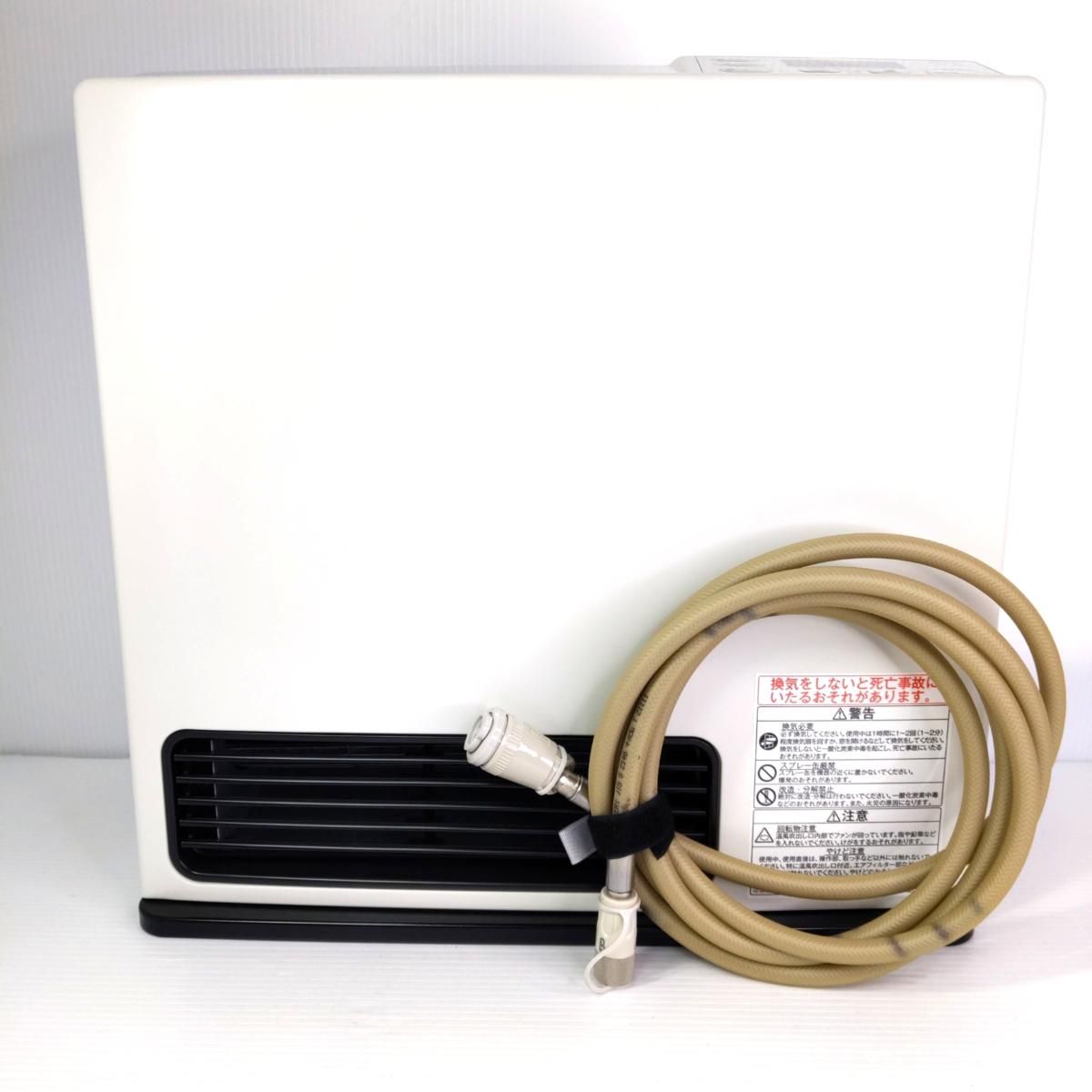 中古品】リンナイ ガスファンヒーター ガスコード付き LPガス プロパン