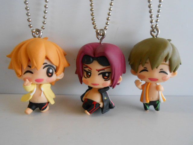 Jzt 06 Bz フリーFree!デフォルメマスコット全5種 キーホルダー アクリルキーホルダー キャラクターグッズ ゲーム おもちゃ グッズ