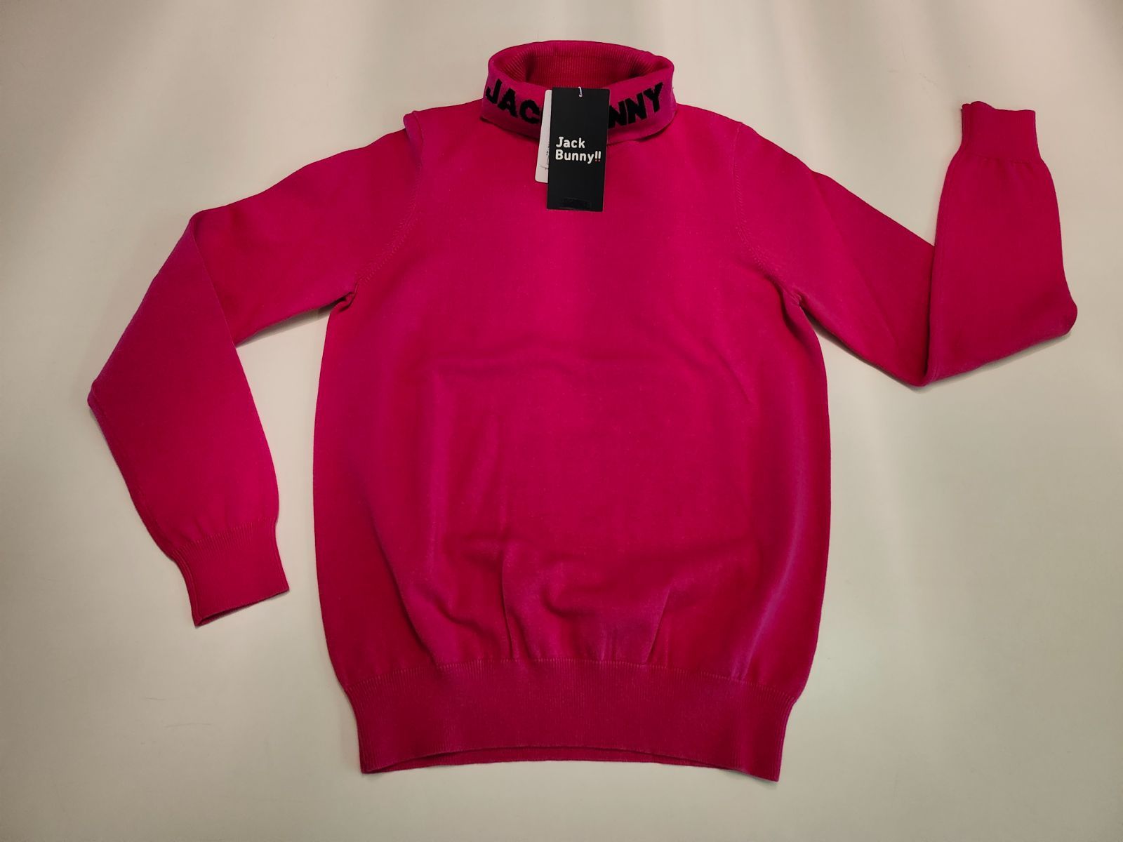 JACK BUNNY ピンク タートルネックセーター ジャックバニー☆ピンクのタートルニット(1) - メルカリ
