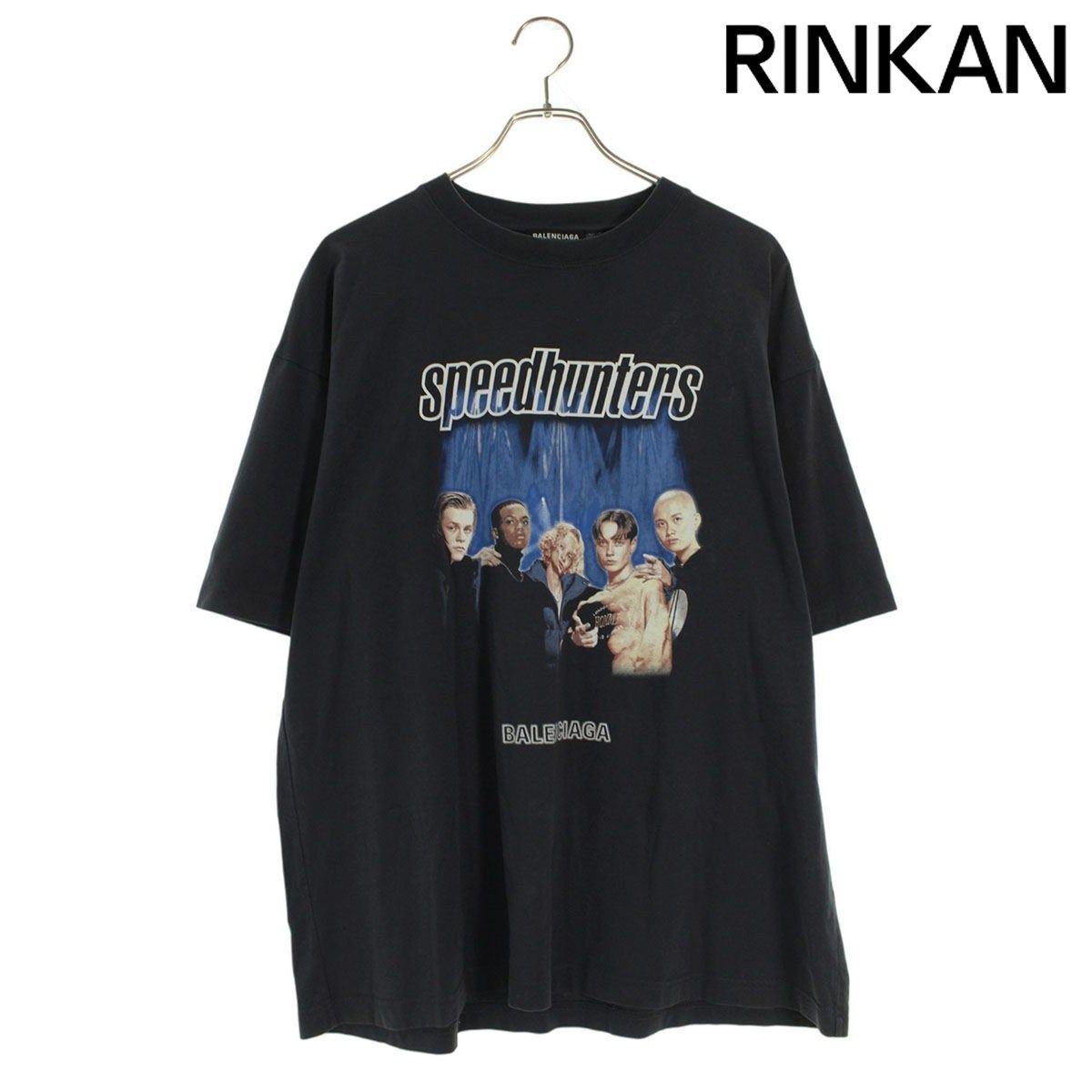 バレンシアガ 559238 TCV38 スピードハンターズプリントTシャツ メンズ