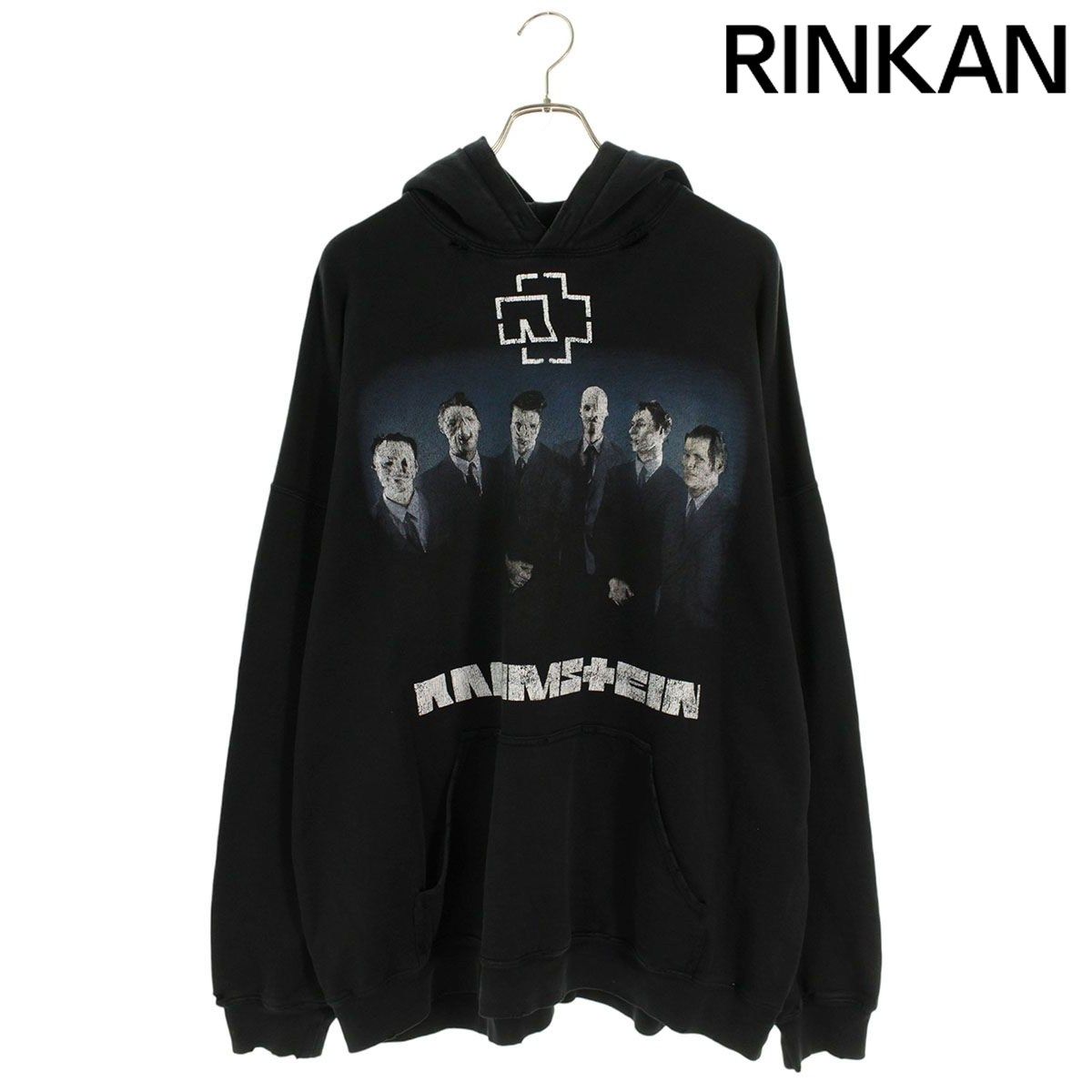 バレンシアガ サイズ:S  21SS  651796 TLV51 世界200点限定 ラムシュタインプリントヴィンテージボクシー長袖カットソー 中古 OM10 バレンシアガ 21SS 651799 TLV53 ヴィンテージ加工ラムシュタインプル