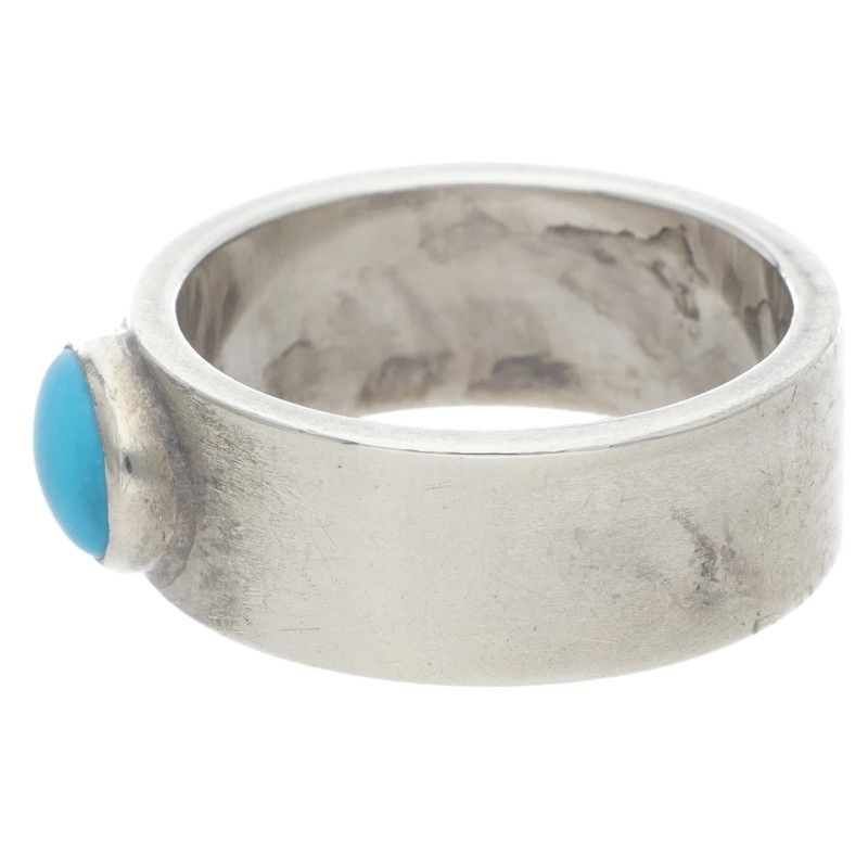 ゴローズ ターコイズ付き平打ち リング メンズ 17号 - メルカリ