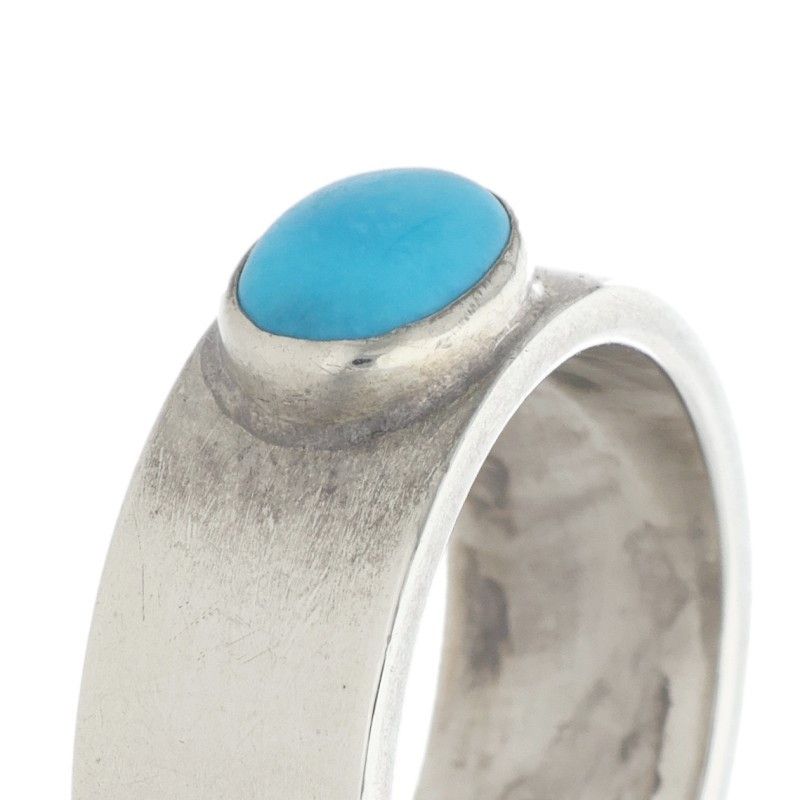 ゴローズ ターコイズ付き平打ち リング メンズ 17号 - メルカリ