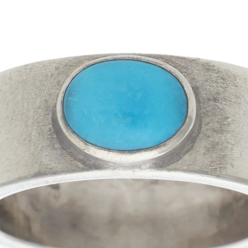 ゴローズ ターコイズ付き平打ち リング メンズ 17号 - メルカリ