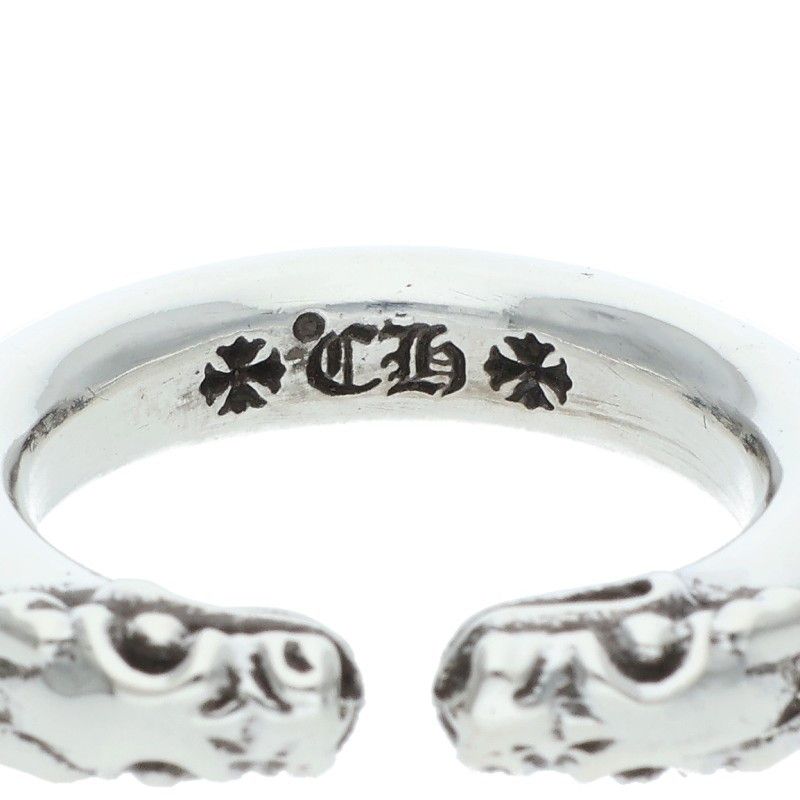 クロムハーツ DOUBLE DOG RING/ダブルドッグ シルバーリング メンズ 19