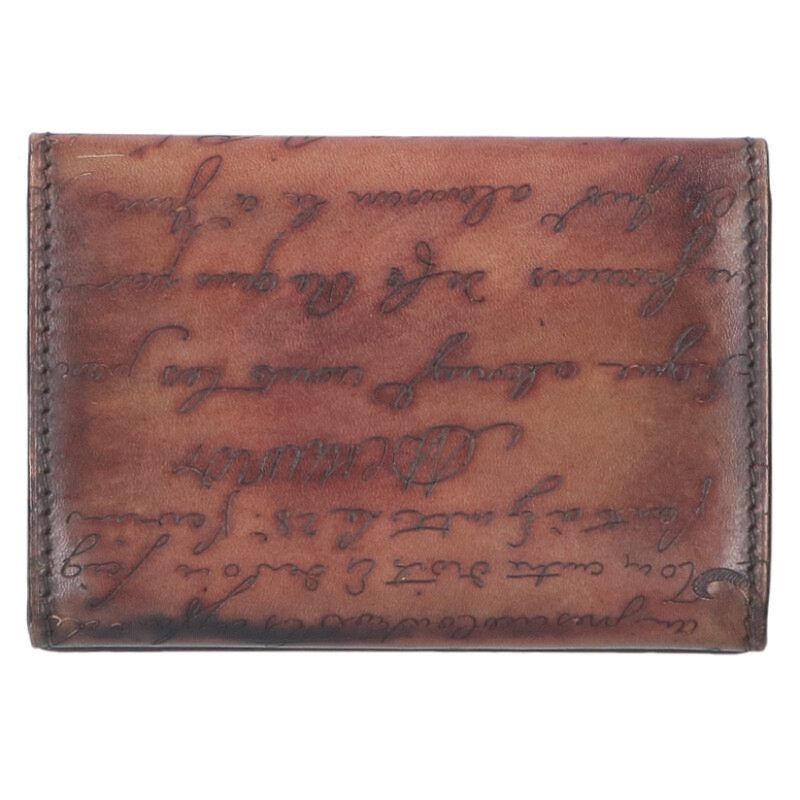 ベルルッティ カリグラフィ スクリットレザーカードケース メンズ