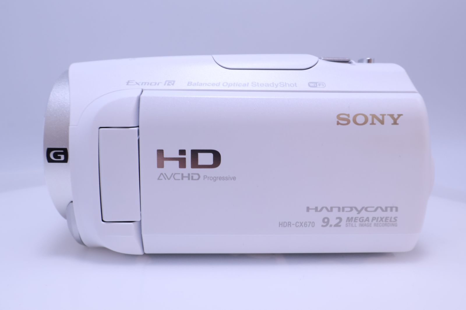 【極美品】SONY Handycam HDR-CX670 ホワイト　動作確認済 ほぼ新品】SONY Handycam HDR-CX670 ホワイト HDビデオカメラ 光学30倍