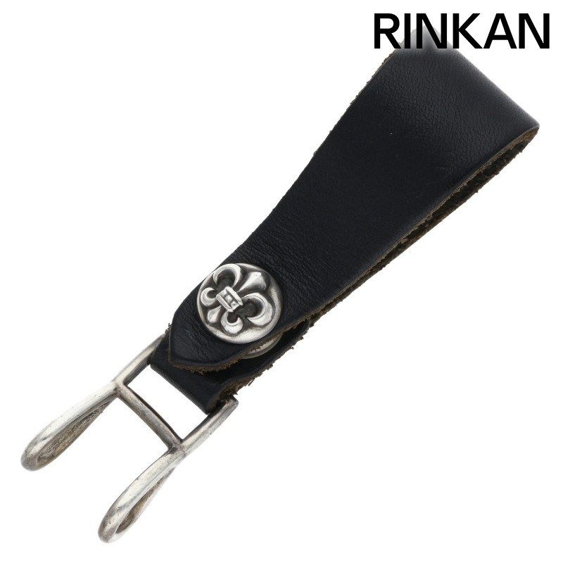 クロムハーツ BELT LOOP フレアボールボタンレザーベルトループ メンズ