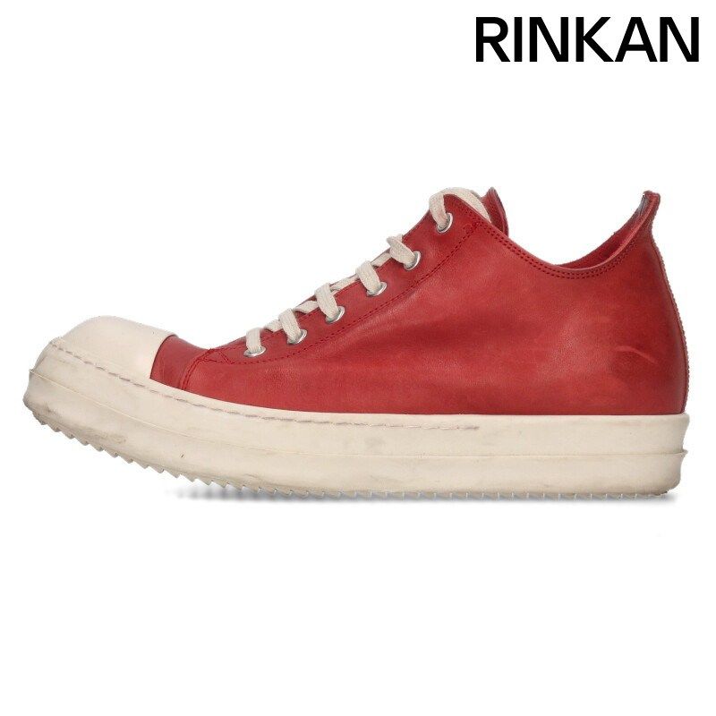 ダークシャドウ サイズ:40  RAMONES LOW デニムラモーンズローカットスニーカー 中古 SB01 リックオウエンス RAMONES LOW ラモーンズレザーローカットスニーカー