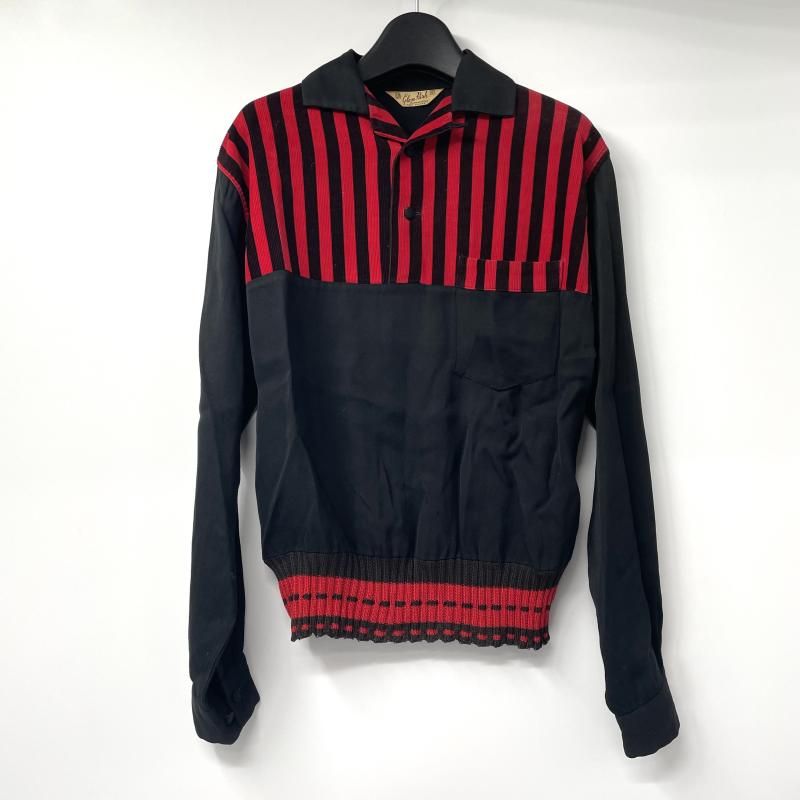 50s vintage sweet コーデュロイ 切り替え シャツ ギャバシャツ 【公式