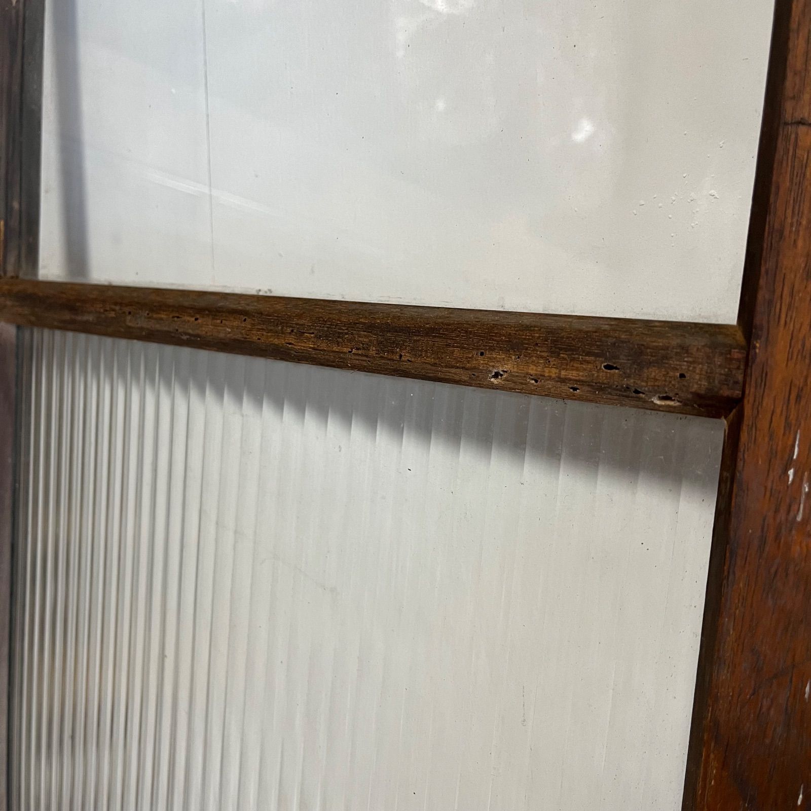 古民家　建具2枚　アンティーク　昭和レトロ ◯ 欄間 建具 2枚セット レトロ 木製 アンティーク 昭和 - メルカリ