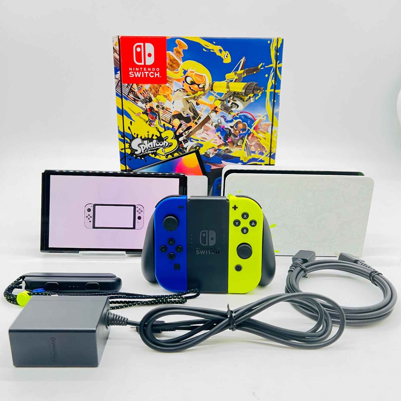 Nintendo Switch 有機ELモデル スプラトゥーン3エディション Joy Conカスタム 任天堂