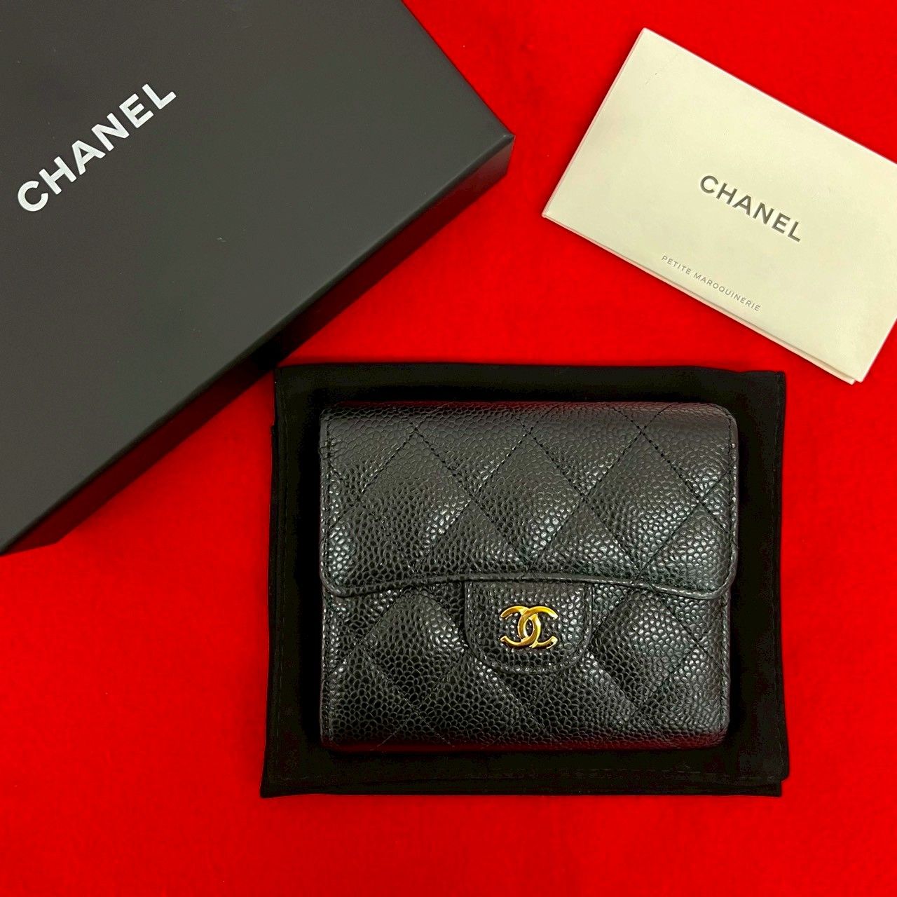 極 美品 箱 袋付 シール有 CHANEL シャネル マトラッセ ココマーク
