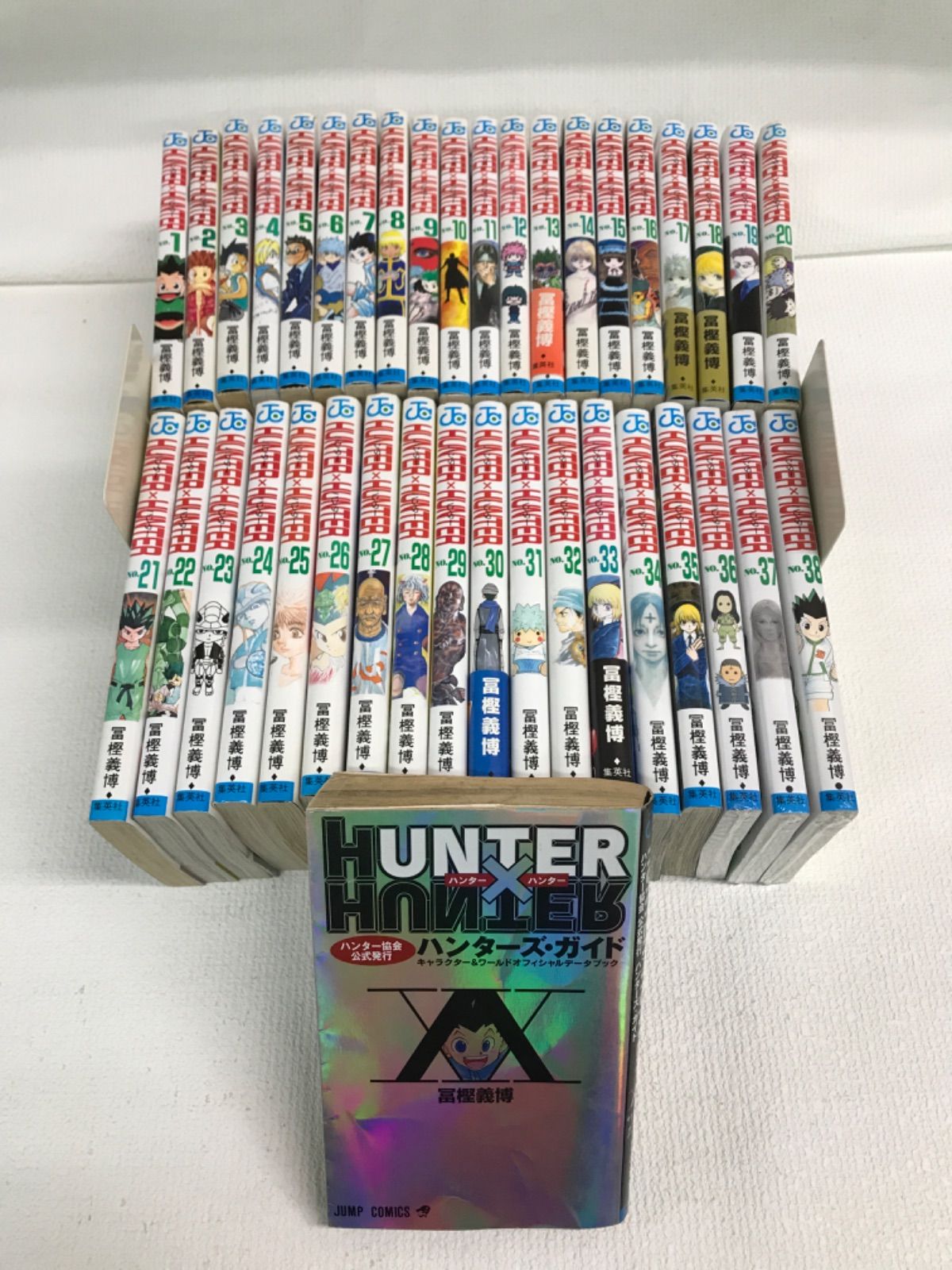 ☆【未開封3冊】ハンターハンター HUNTER×HUNTER 1~38巻 コミック全巻