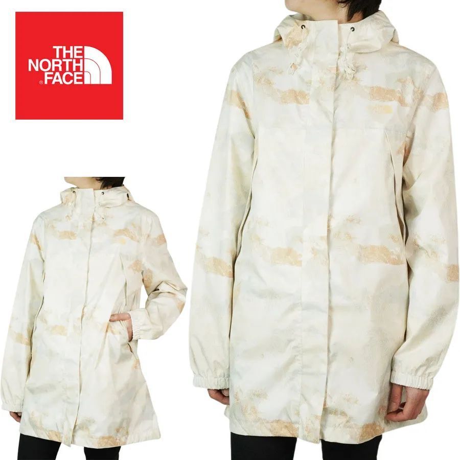 ノースフェイスTHE NORTH FACEレディース ジャケットW PRINT ANTORA PARKAウィメンズ プリント アントラ パーカーAPCTICCYNCMPRNT(ベージュマルチプリント)女性用 ライトアウター 総柄 滲み 淡色 ノースフェイスTHE NORTH FACEレディース ジャケットW PRINT ANTORA