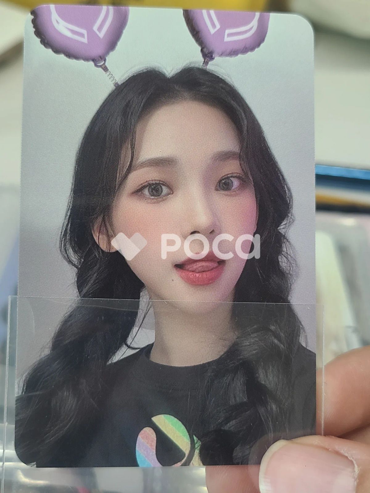 最新 aespa karina カリナ トレカ ever smtown ヘアバンド aespa