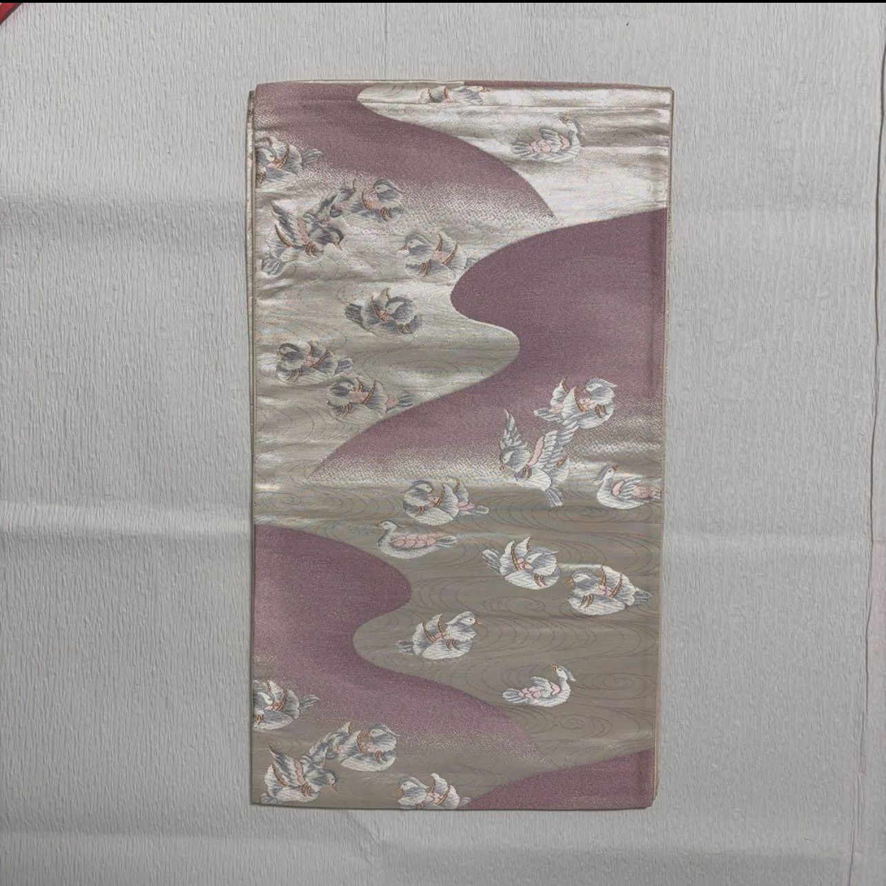未使用近い 美品 単衣 高級化繊 紋付き 色無地 フルセット 【公式通販】