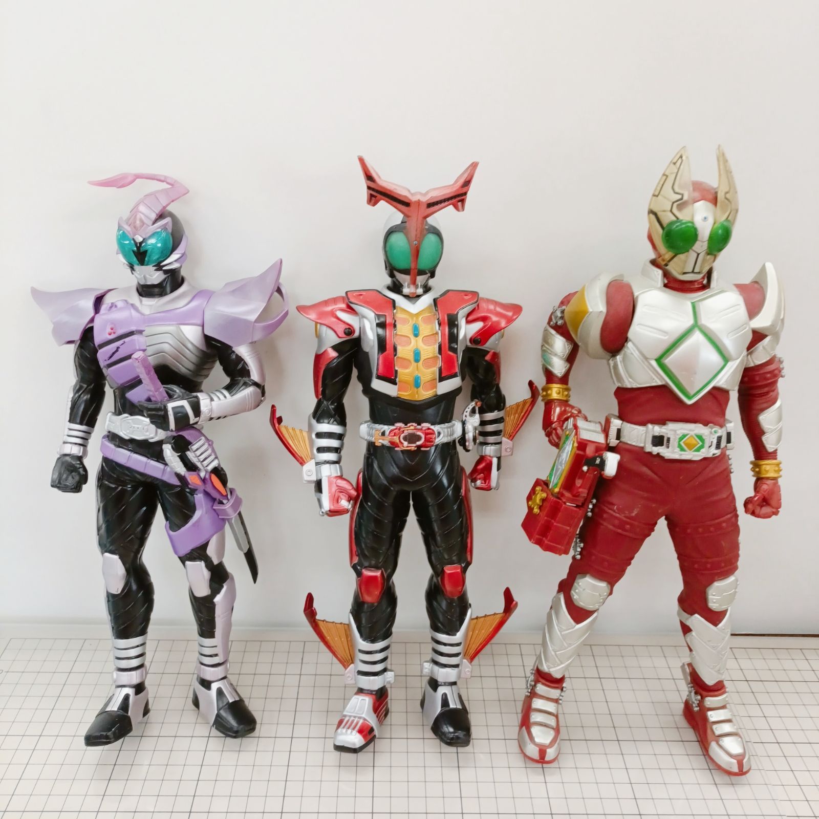仮面ライダー ビッグソフビフィギュア3体セット - メルカリ