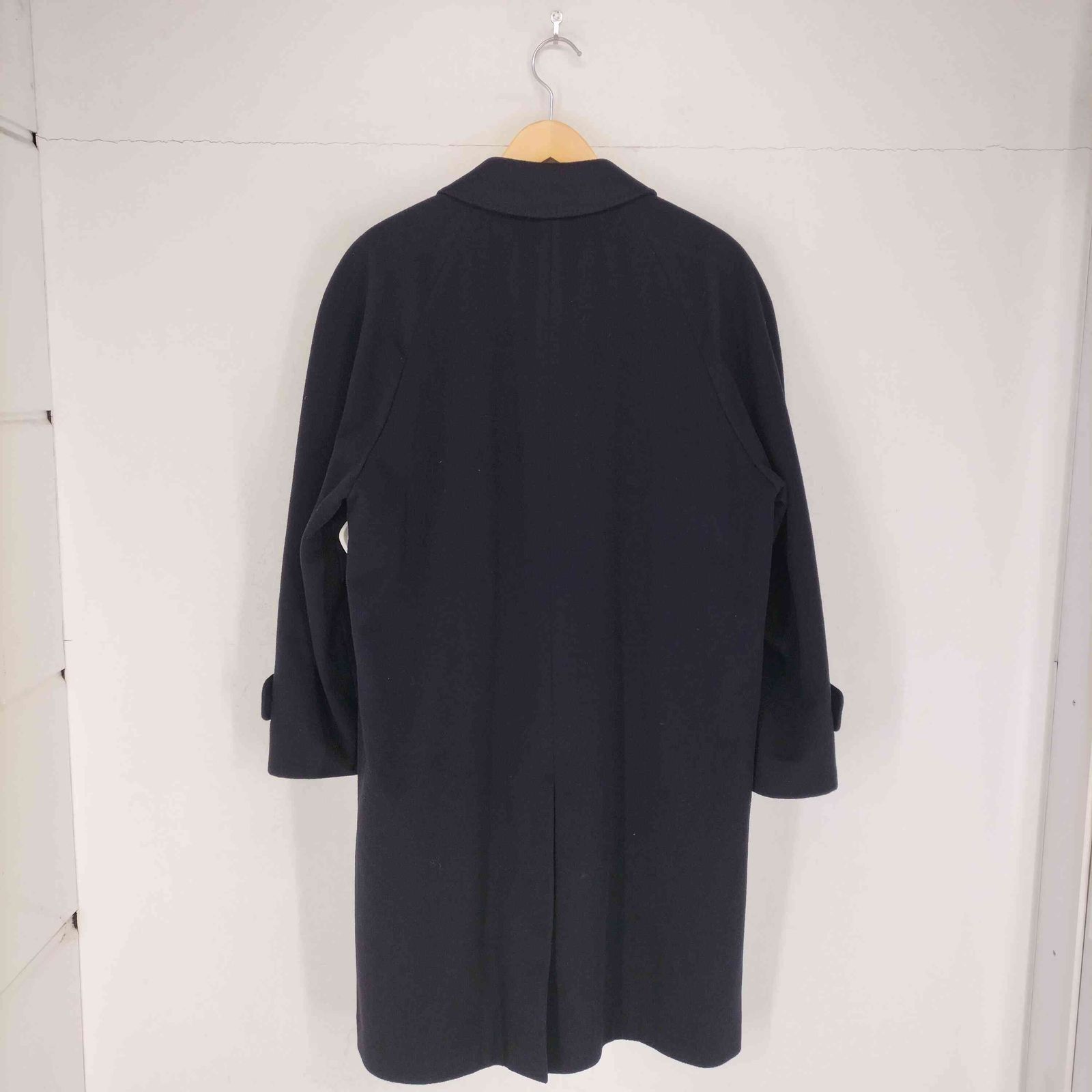 ユーズドフルギ USED古着 pure cashmere 比翼ステンカラーコート