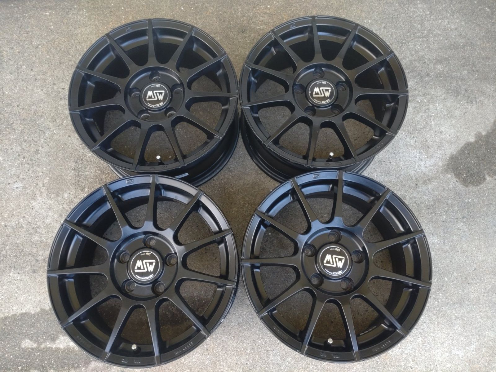 BMW OZ MSW 205/55R16 16×7.5j+35 PCD120/5H 4本 3 BMW OZ MSW 205/55R16 16×7.5j+35 PCD120/5H 4本 3