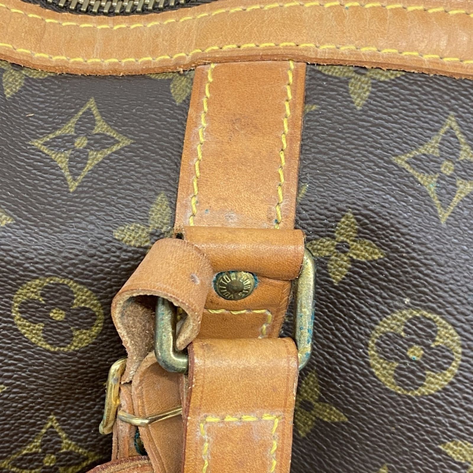 ★最終価格【5od4088】ルイヴィトン ボストンバッグ モノグラム サックスプール M41622 ブラウン【中古】メンズ レディース ユニセックス ルイ・ヴィトン(Louis Vuitton) ルイ・ヴィトン バッグ・ボストン