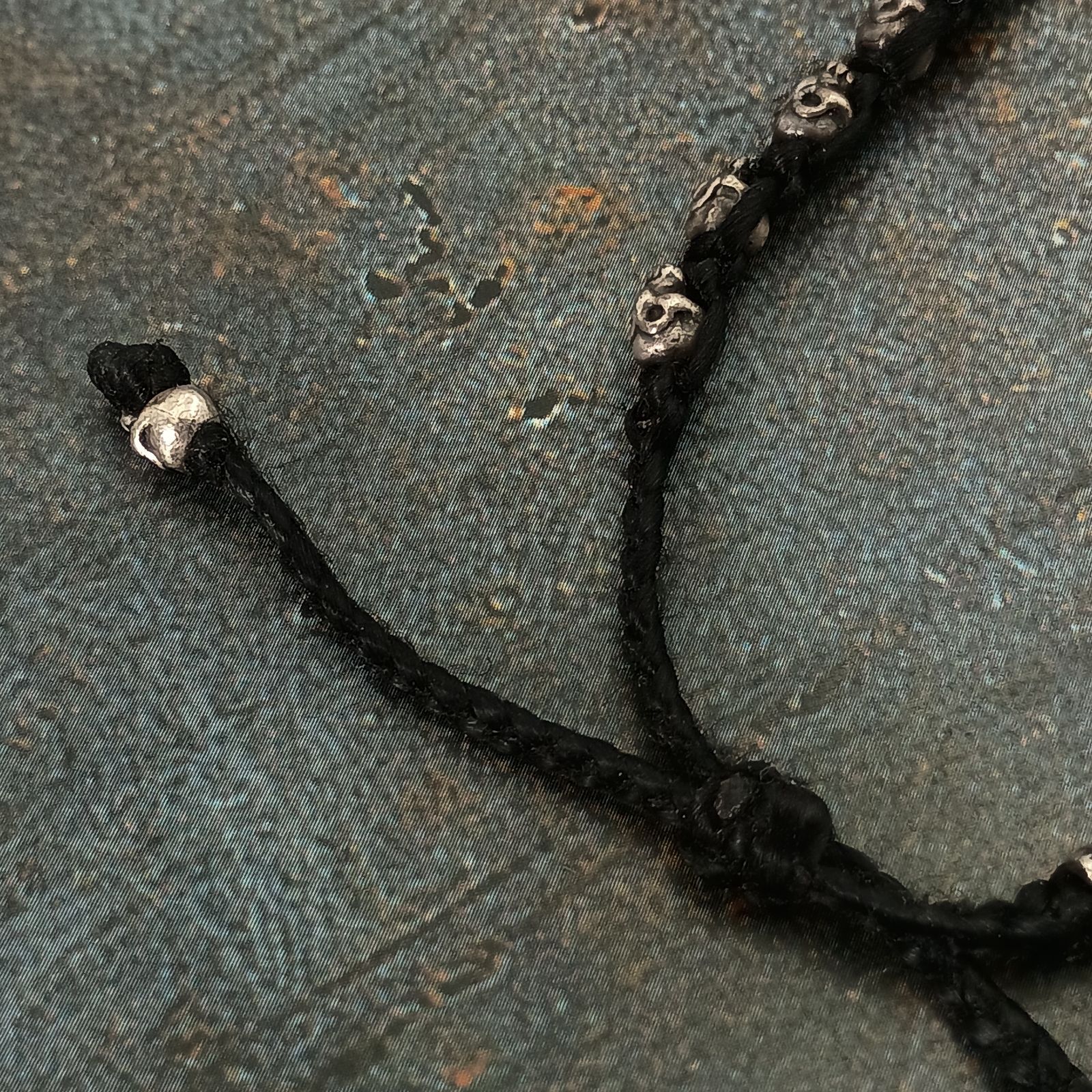 M.Cohen エムコーエン スカルブレスレット メンズ シルバー