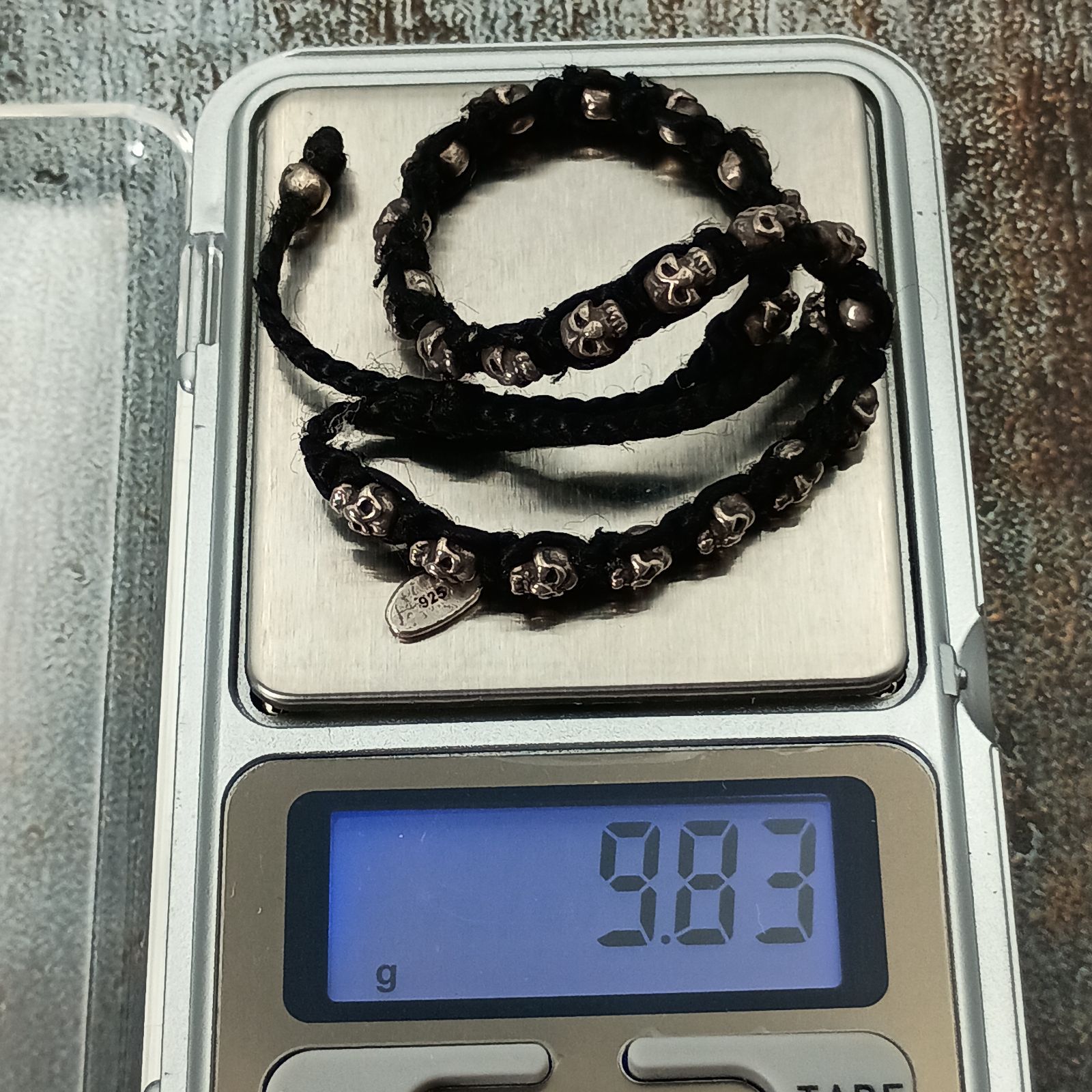 M.Cohen エムコーエン スカルブレスレット メンズ シルバー