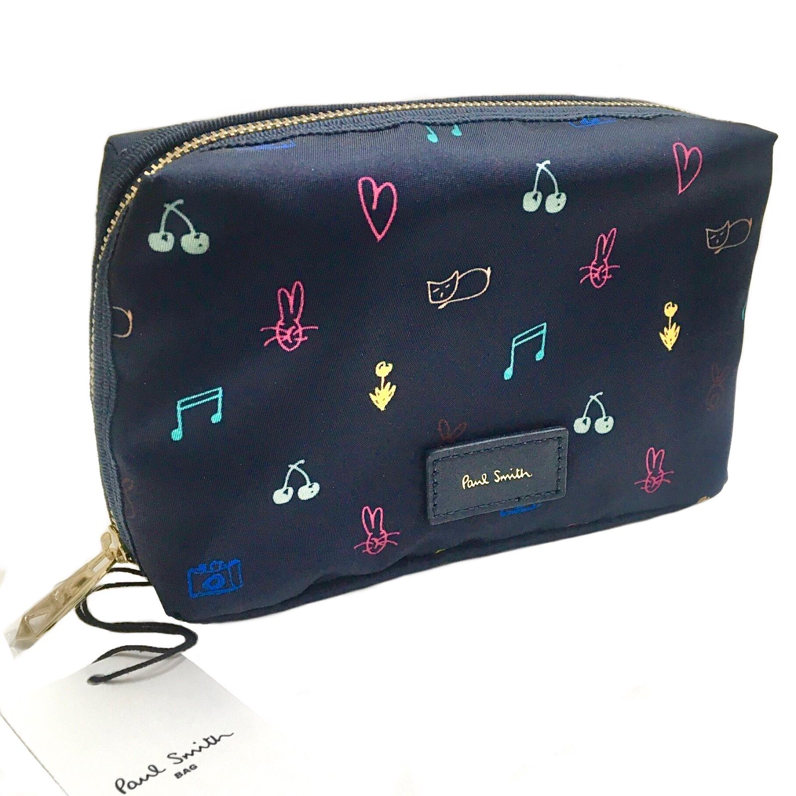 Paul Smith ポールスミス ミックス ドゥードゥルポーチ 化粧ポーチ