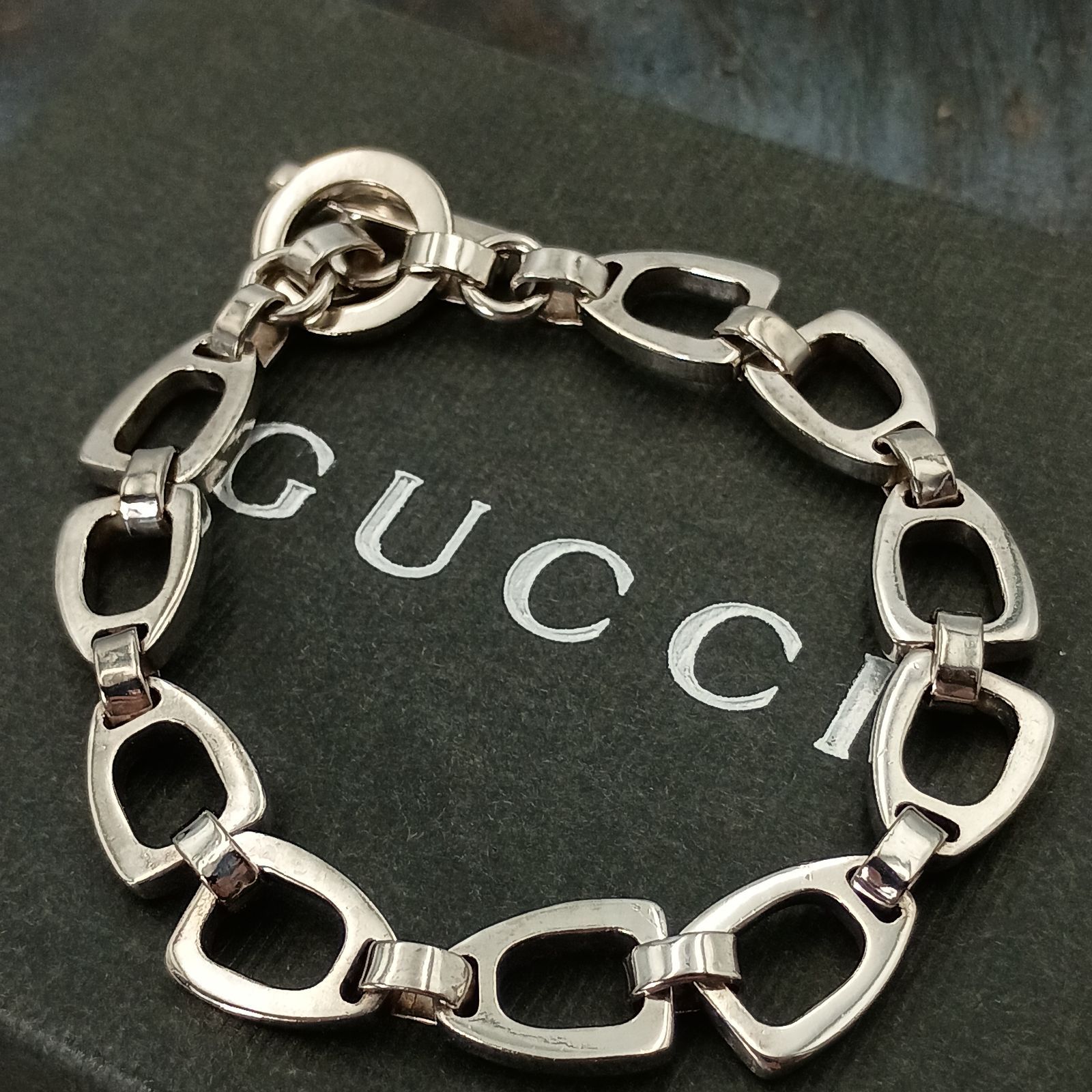 GUCCI グッチ ホースビット トグル ブレスレット メンズ メキシコ製