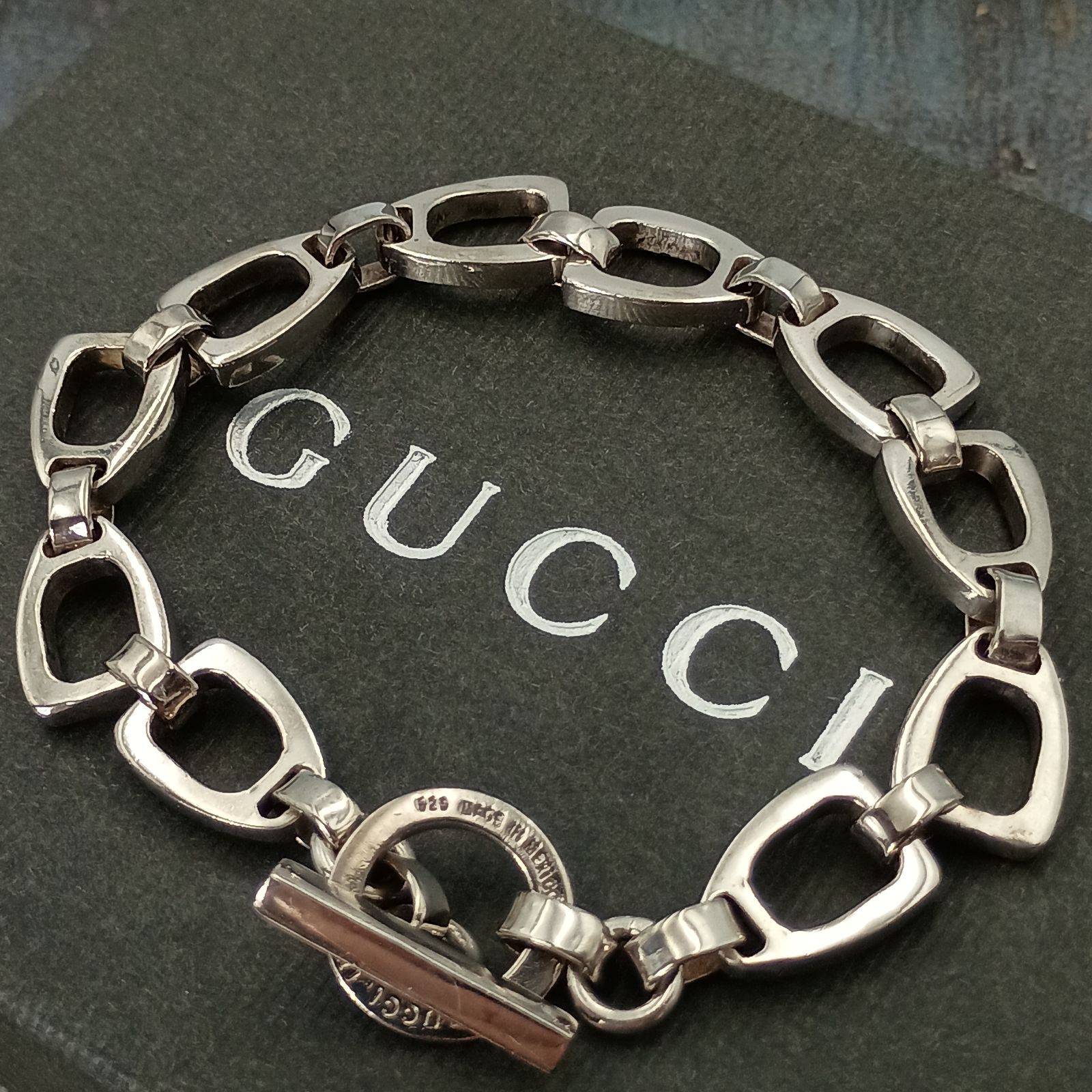 GUCCI グッチ ホースビット トグル ブレスレット メンズ メキシコ製