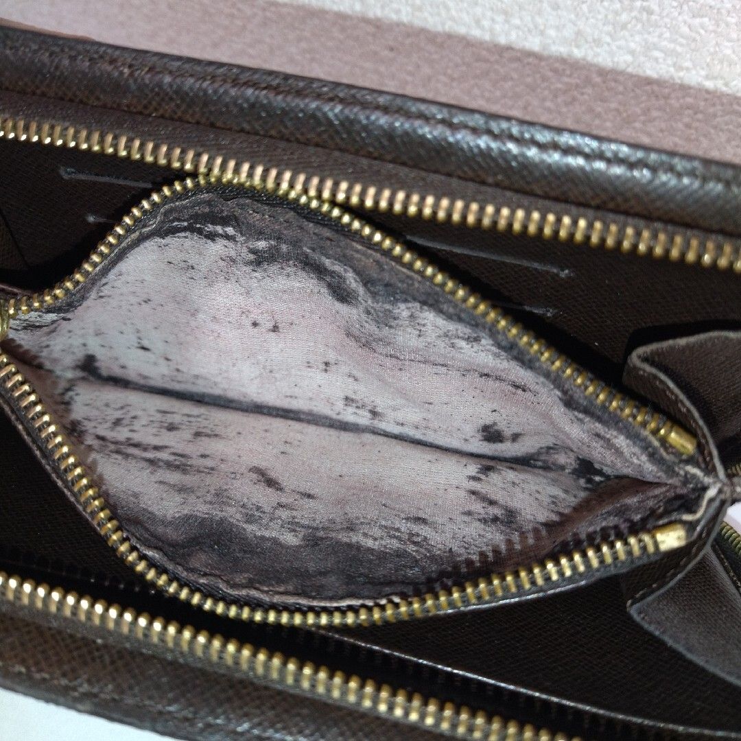 ルイヴィトン ポルトモネジップ ダミエ ラウンドファスナー 長財布