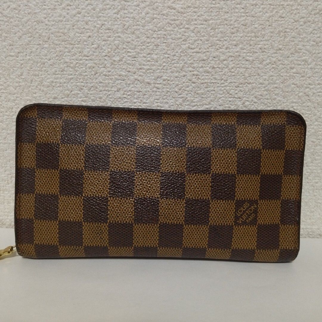 ルイヴィトン ポルトモネジップ ダミエ ラウンドファスナー 長財布